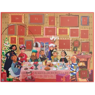 art & design 24 Adventskalender in der Kunst 29,7 x 42 cm Fotografie Kunstwerke Goldglitter