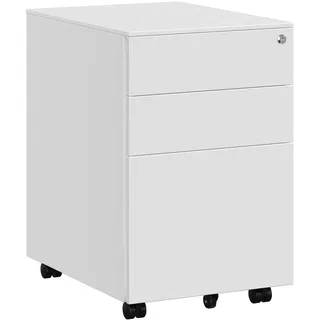 Songmics Rollcontainer 39 x 52 x 60 cm weiß