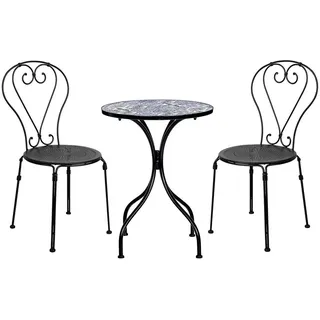 Butlers Balkon-Set (3-teilig) Palazzo , Multicolor , Metall , Gartenmöbel, Gartengarnituren, Balkonmöbel-Sets