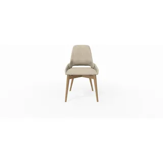 Mobitec LOTUS Stuhl ohne Armlehne Eiche matt lackiert