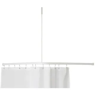 Van Der P Profil 2001 l-shaped shower rail 90x90 cm white