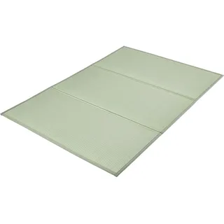 Vevor japanische Tatami Matte Faltbare japanische Tatami-Matratze 2032 x 1397 mm (natürliches Binsengras), Bodenmatratze mit Rutschfester Rückseite, Futon-Matratze zum Schlafen Meditieren