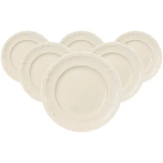 Villeroy & Boch Brotteller »Brotteller Manoir ø 17,4 cm 6er Set weiß«, weiß