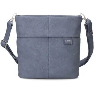 Zwei Mademoiselle M8 Umhängetasche Nubuk-Sky/Blue