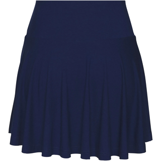 Skort VIVANCE ACTIVE, Damen, Gr. S (36/38), blau (marine), Single Jersey, Obermaterial: 95% Viskose, 5% Elasthan, unifarben, Basic, lässig geschnitten ca. Mitte Oberschenkel, Röcke Skort, Tellerrock mit integrierter Shorts für Fitness, Sport und Freizeit, Topseller