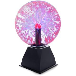 Toys4Boys Plasmakugel Magische Blitze Plasmaball Lampe Mini Leuchtkugel Leuchten für Kinder Dekorationen Stütze Schlafzimmer Haus und Geschenke Stimmungslichter Nachtlichter Plasma Kugel (20x28 cm)