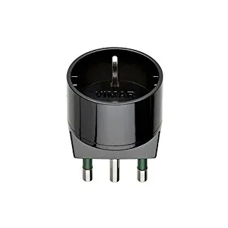VIMAR 0 a00303 N Netzstecker-Adapter für Steckdose Schwarz