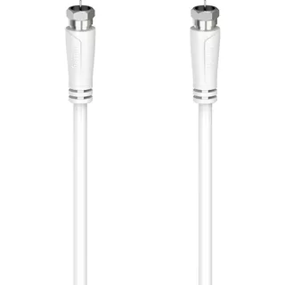 Hama SAT-Anschlusskabel F-Stecker - F-Stecker 7,5 m Weiß