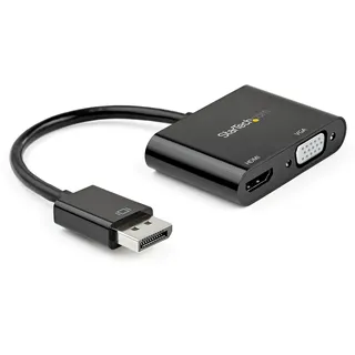 Startech DisplayPort zu HDMI/VGA Adapter 23,2 cm Schwarz