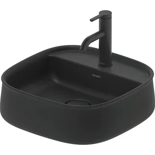 Duravit Zencha Aufsatzbecken 420 mm, ein Hahnloch, 2374421371, Farbe: Anthrazit matt