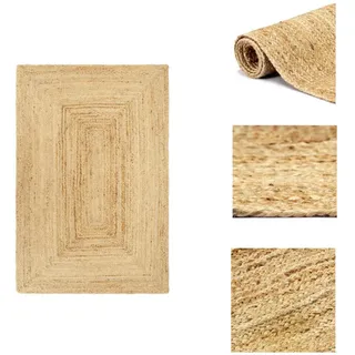 vidaXL Teppich Handgefertigt Jute 200x300 cm - Teppiche - Braun