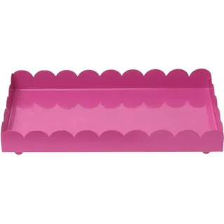 Deko-Tablett Klein 21,5 cm x 12 cm x 2,5 cm Pink