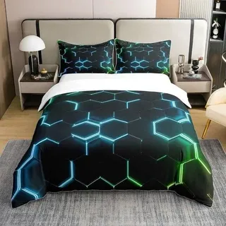 Katoenen Quilt-Decken-Set 135 x 200 cm - Slaapzimmer Dekoration - Zart atmendes Gewebe
