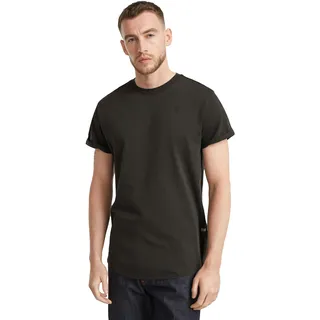 G-Star Lash Ribbed Kurzarm-t-shirt - Asfalt - S,