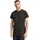 Ribbed Kurzarm-t-shirt Asfalt S