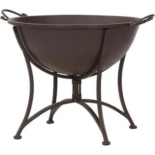Siena Garden Feuerschale Antik Ø 48,5 cm Braun