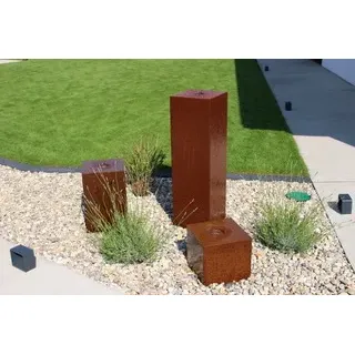 Köhko Cortenstahl Brunnen Peru 100