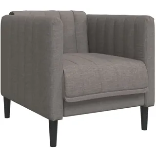 vidaXL Sessel Taupe Stoff