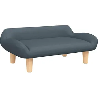 vidaXL Kindersofa Dunkelgrau 70x40x24 cm Stoff - Grau