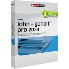 Bild von Lohn+Gehalt Pro 2024 - Jahresversion, ESD (deutsch) (PC) (09172-2040)
