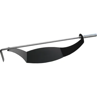 Kaminbesteck Ofengarnitur Schürhaken aus Edelstahl Halterung Anthrazit