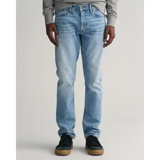 Gant Regular-fit-Jeans "REGULAR GANT JEANS", light blau vintage