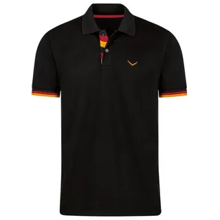 TRIGEMA »TRIGEMA Deutschland Poloshirt« 1 Stk., schwarz,