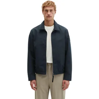 Marc OPolo Canvasjacke "DFB Travel Collection" aus wasserabweisendem Bio-Baumwoll-Canvas, deep night blau