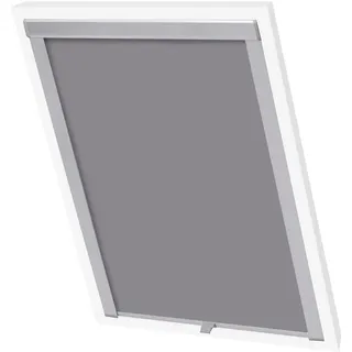 vidaXL Verdunkelungsrollo Grau FK06