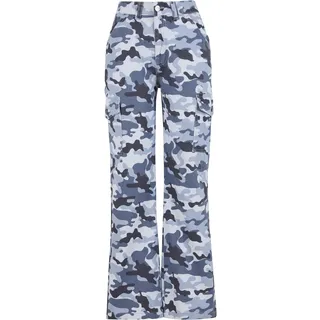 Def Straight Fit Blue Camo XL