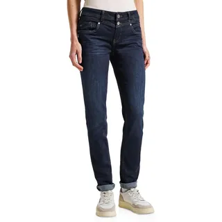 STREET ONE Comfort-fit-Jeans Middle Waist blau 27