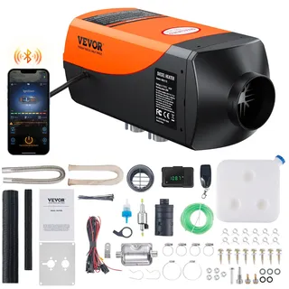 Vevor Luft Dieselheizung Standheizung 2 kW orange