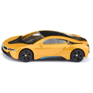 Siku 1558, BMW i8, Metall/Kunststoff, Orange, Spielzeugauto für Kinder
