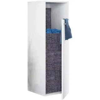 VCM Dreso XL Hochschrank 40 x 110 cm Weiß Holz/Kunststoff