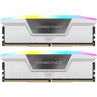 Corsair Vengeance RGB 32GB CL36 - Dual Channel (2 x 16GB, 6000 MHz, DDR5-RAM, DIMM), RAM, Schwarz