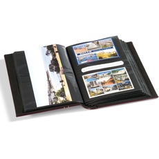 Bild Vielzweckalbum Multi für Postkarten, Briefe Standardfotos oder 100 Panoramafotos, rot