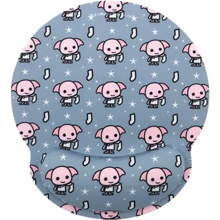 WONDEE Dobby Harry Potter Gel Mauspad mit Handgelenkauflage mit Dobby der Elf, Ergonomisches Mousepad mit handauflage das Macht Freude, Disney Harry Potter Geschenke für mädchen und Frauen