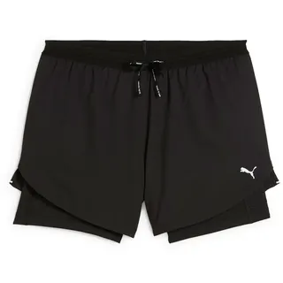 Puma Run Ultraweave 2in1 4" Laufshorts Damen 01 black S