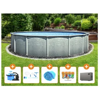 Steinbach Grande Rundpool Set Ø 457 x 135 cm inkl. Skimmer