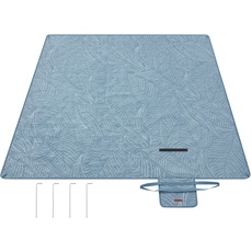 Bild von Picknickdecke, 200 x 200 cm, mit 4 Erdankern, hellblau