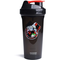 Smartshake Lite Justice League Harley Quinn Protein Shaker Flasche 800ml auslaufsicher BPA frei - Harley Quinn Geschenke Damen Gym Shaker Trinkflasche für Protein Shakes + Proteinpulver