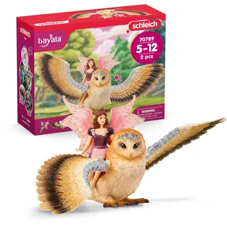 Schleich Bayala Elfe auf Glitzer-Eule 70789