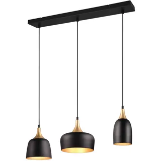 Trio Chiraz 3-flg. 63 cm rund schwarz/gold