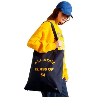 Superdry Canvas Graphic Stofftasche - Nautical Navy - One Size