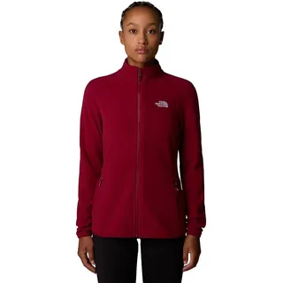 The North Face NF0A855O1IX1 Women’s 100 Glacier Fz - Eu Sweatshirt Damen Beetroot Größe XL