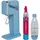 Art blue + Kunststoffflasche + CO2-Zylinder