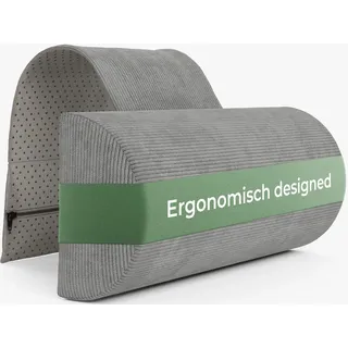 Well B4 Nackenrolle für Sessel mit Gegengewicht (100% Memory Schaum), Nackenkissen Sofa Couch hängend, Nackenstütze für Kopfteil Bett, Kopfkissen für Liegestuhl, ergonomisches nackenkissen, nackenrolle