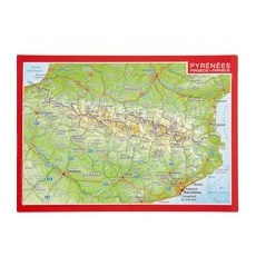 Georelief 3D Reliefpostkarte Pyrenäen - One Size