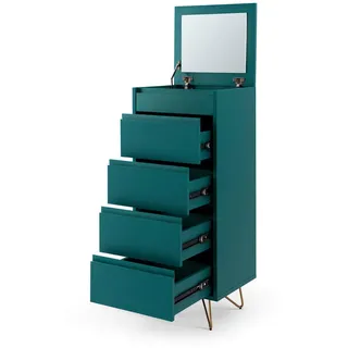 SalesFever Schubladenkommode 45 x 110 x 40 cm Blau