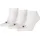 Sneaker Socken 3er Pack Weiß 39-42